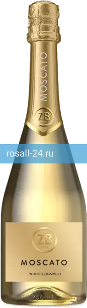 Игристое вино ZB Wine Moscato белое полусладкое