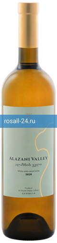 Вино Alazani Valley Shumi белое полусладкое