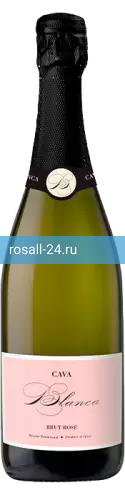 Игристое вино Cava blanca Rosado Brut