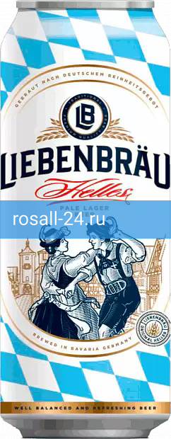 Светлое пиво Liebenbrau Helles