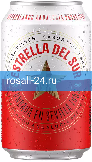 Светлое пиво Estrella Sur