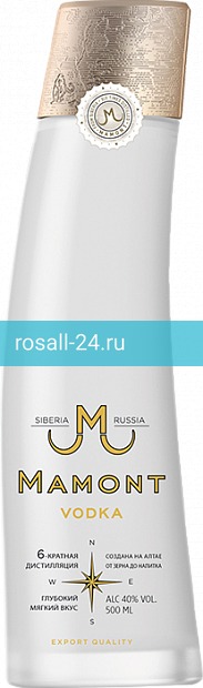 Водка Мамонт