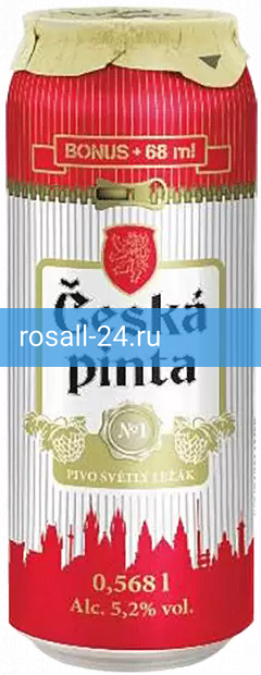 Светлое пиво Ceska Pinta №1 Svetly Lezak