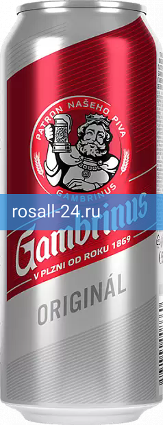 Светлое пиво Gambrinus Original