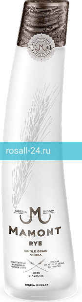 Водка Mamont Rye